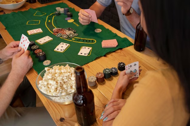 Live dealer studio with multi-camera setup showing blackjack table